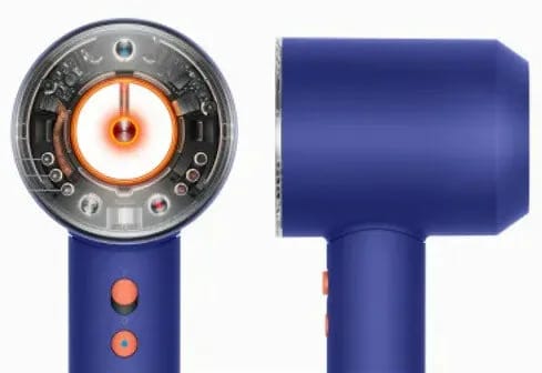 Фен Dyson Supersonic Nural HD16 Vinca Blue/Topaz, с кейсом HK - изображение №7