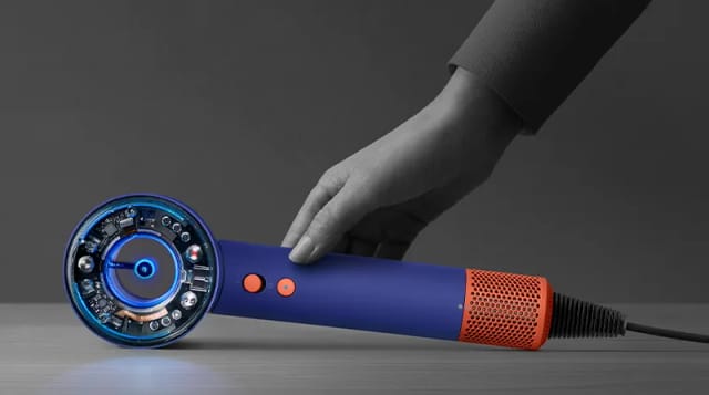 Фен Dyson Supersonic Nural HD16 Vinca Blue/Topaz, с кейсом HK - изображение №13