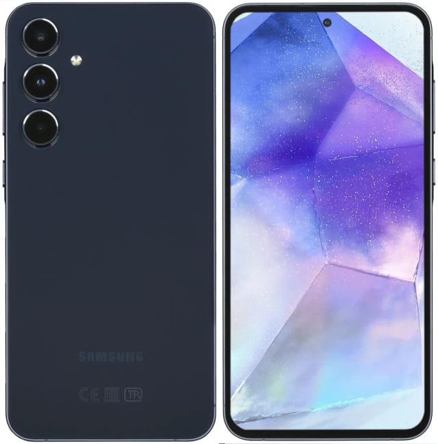Смартфон Samsung Galaxy A55 12/256Gb Navy, Темно Синий, Global - изображение №1
